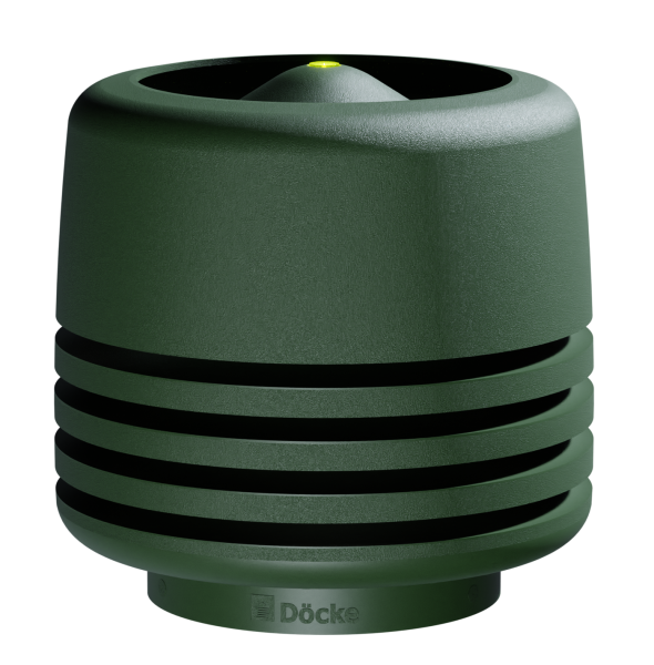 Колпак выхода вентиляции Docke, 125 мм зеленый