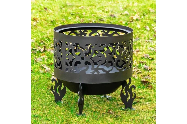 Костровая чаша с коническим дном, Ø600, Н=570 мм, "Ажурная"