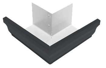 Угол желоба внешний 90° Vortex, Ø 126 мм, RAL 7024