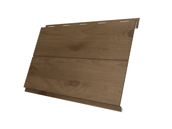 Металлический сайдинг Grand Line, Вертикаль Line 0.45 мм, Print Premium, Pine Wood Fresh