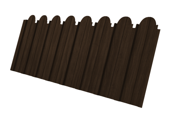 Профилированный лист GL C10 A фигурный, 0.45 мм, Print Elite, Coffee Wood Blesk TwinColor Профилированный лист GL C10 A фигурный, 0.45 мм, Print Elite, Coffee Wood Blesk TwinColor