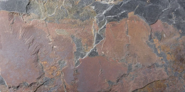 Сланец, натуральный скол, 600x300 мм, 12 мм,  Natural Jak Multi