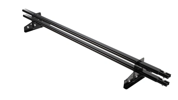 Снегозадержатель для фальцевой кровли Borge L=1500 мм, 2 опоры, 2 трубы, овал 25х45 RAL 9005