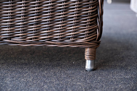 Кресло плетеное из искусственного ротанга, Кон Панна коричневый