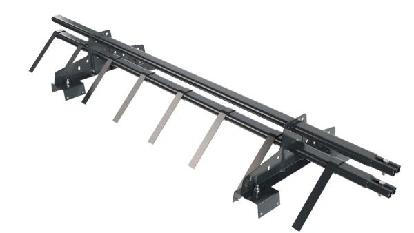 Снегозадержатель для профнастила Н-114 Borge L=1500 мм 2 опоры, 2 трубы, овал 25х45 RAL 7016