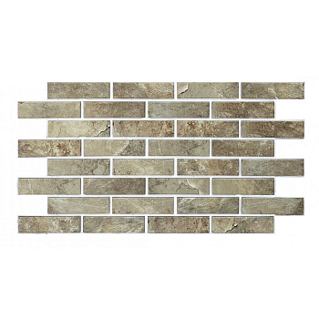 Термопанель рядовая Европа с плиткой Keramin, 1020х600 мм, 80 мм ППС, гладкий, цвет: Колорадо 3