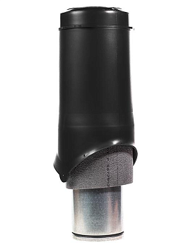Вентиляционный выход Krovent Pipe-VT IS 150/500 мм черный