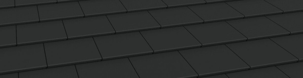 Рядовая черепица Braas Тегалит 420х330 мм цвет: черный