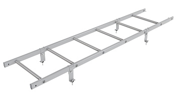 Лестница кровельная Borge, универсальная, L=1800 мм RAL 7004