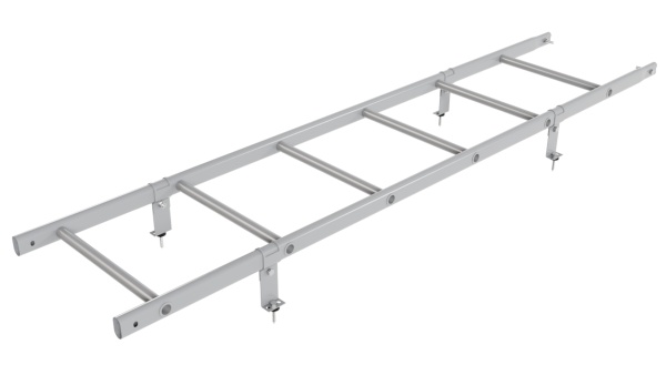 Лестница кровельная Borge, универсальная, L=1800 мм RAL 7004