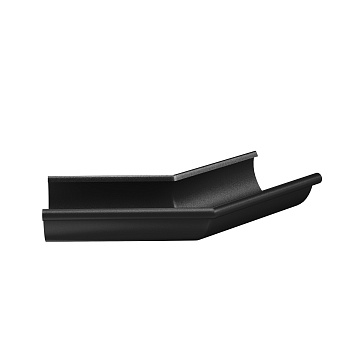 Угол желоба внешний 135° Aquasystem Премиум Ø125 мм, PU Matt, RAL 9005