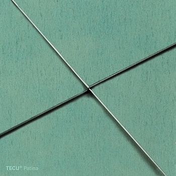 Медная лента KME, Tecu® Patina 0.6  мм., 670 мм, цвет:* медная патина