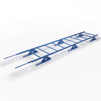 Лестница кровельная для композитной черепицы Roofsystems Prestige 400 композит, L=3000 мм RAL 5005