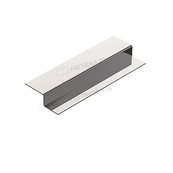 Профиль крепежный Z-образный Металл Профиль, 29х20х3000 мм 1.2 мм, ОЦ, Рекуперат, zinc