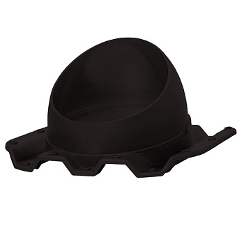 Основание для вент. трубы Krovent Base-VT Prof 21 профнастил,125/150 мм черный