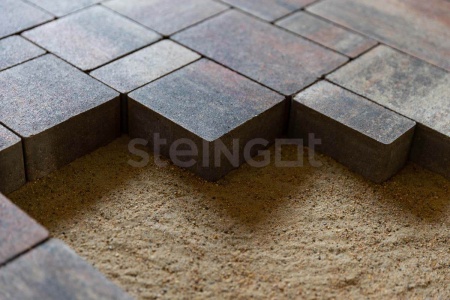 Тротуарная плитка Steingot Бавария 60 мм 140/210/280 х 70/140/210 мм, цвет: Stein Ferro