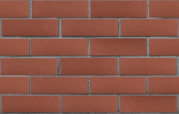 Кирпич облицовочный клинкерный ЛСР, 0.71НФ пустотелый, Эдинбург темно-красный, гладкий, М300, 250х85х65 мм