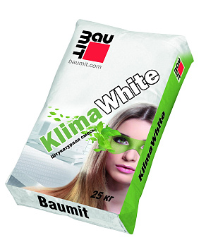 Штукатурная смесь Baumit KlimaWhite, 25 кг