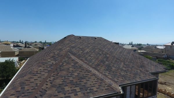 Битумная черепица, Docke, Premium, Генуя цвет: трюфель, 3 м² / уп.