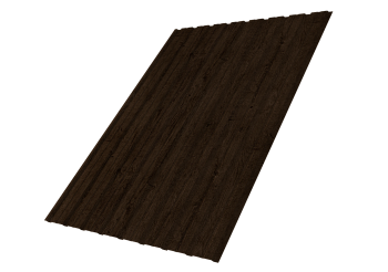 Профилированный лист GL C10 B, 0.45 мм, Print-double Elite, Antique Wood Профилированный лист GL C10 B, 0.45 мм, Print-double Elite, Antique Wood