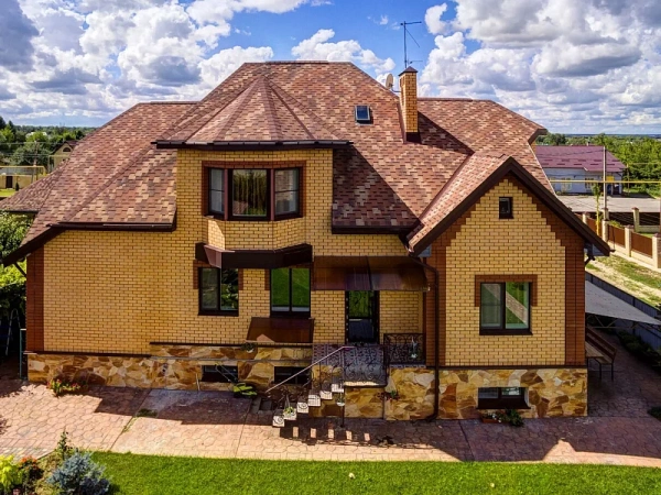 Битумная черепица Shinglas, Фокстрот цвет: сандал, 3 м² / уп.