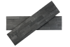 Сланец, 3D панель из камня, 600х150 мм, Classic Black Matt, 8 шт/уп, 0.72 м²