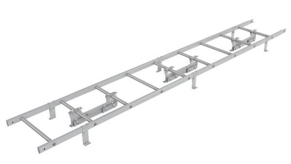 Лестница кровельная Borge, для фальцевой кровли, L=2700 мм RAL 7004