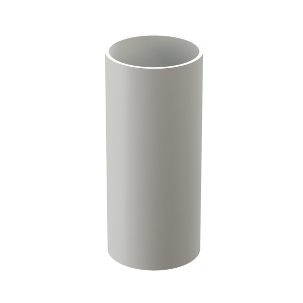 Труба водосточная, Docke Standart, Ø80 мм, L=3000 мм, цвет: белый