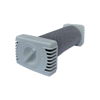 Приточный вентиляционный клапан Gervent 80 мм светло-серый