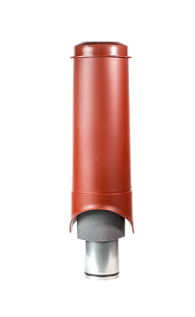 Вентиляционный выход Krovent Pipe-VT IS 150/700 мм красно-коричневый