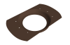 Воронка врезная Vortex Project Ø210\145 мм, RAL 8017