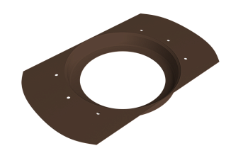 Воронка врезная Vortex Project Ø210\145 мм, RAL 8017