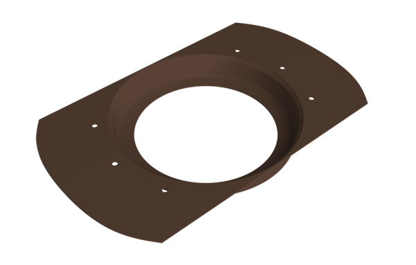 Воронка врезная Vortex Project Ø210\145 мм, RAL 8017