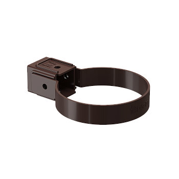 Хомут трубы универсальный, Docke Standart, Ø80 мм, цвет: темно-коричневый