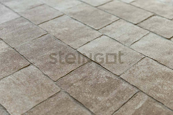 Тротуарная плитка Steingot Старый город 60 мм 160/200/240 х 160 мм, цвет: травертин
