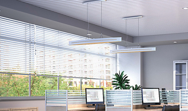 Рейка потолочная A100 AS, L= 3000 м, Цвет: белый