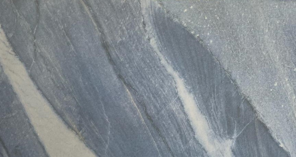 Керамогранит, Пиастрелла, 600х300х10 мм, ректификат, Дизайнерский технический AZ3603, azul macaube синий камень