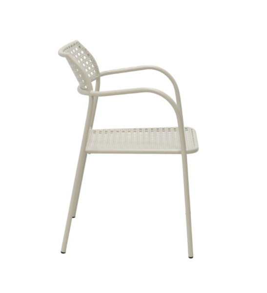 Стул стальной Посейдон цвет: бежевый