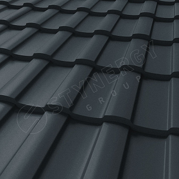 Металлочерепица Stynergy, Stella 0.5 мм, GreenCoat Pural Matt BT, RR 2H3