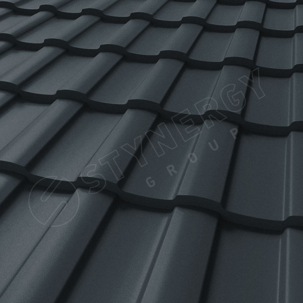 Металлочерепица Stynergy, Stella 0.5 мм, GreenCoat Pural Matt BT, RR 2H3