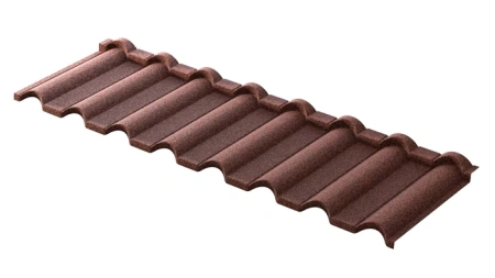 Композитная черепица Metrotile Gallo 1315 х 418 мм цвет: кофе