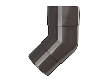 Колено трубы 135°, Технониколь пвх, стандарт Ø 82 мм, цвет: темно-коричневый