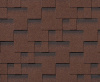 Битумная черепица RoofShield, Классик, модерн цвет: коричневый с оттенением, 3 м² / уп.