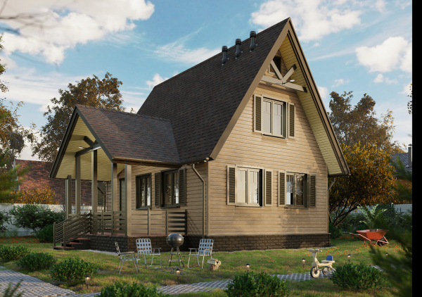 Ламинированная битумная черепица, Docke, Dragon Europa цвет: темно-коричневый, 2.5 м² / уп.