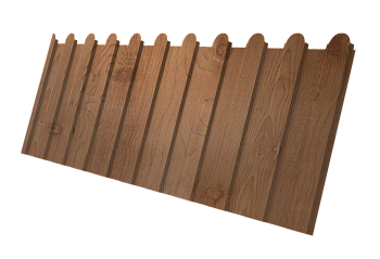 Профилированный лист GL C 8 A, фигурный, 0.45 мм, Print Premium, Pine Wood Fresh