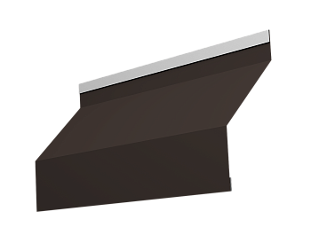 Ламель для забора жалюзи, Milan, с пленкой 0.5 мм, Drap, RR 32