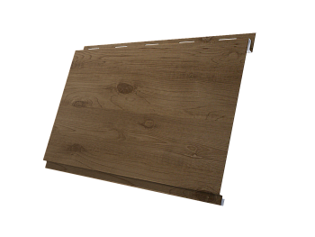 Металлический сайдинг Grand Line, Вертикаль Classic 0.45 мм, Print Premium, Pine Wood Fresh
