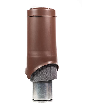 Вентиляционный выход Krovent Pipe-VT IS 150/500 мм коричневый