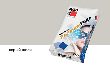 Затирка для швов Baumacol PremiumFuge, 25 кг цвет: серый шелк