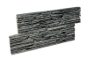 Сланец, 3D панель из камня, 600х150 мм, Pencil Black Waterfall